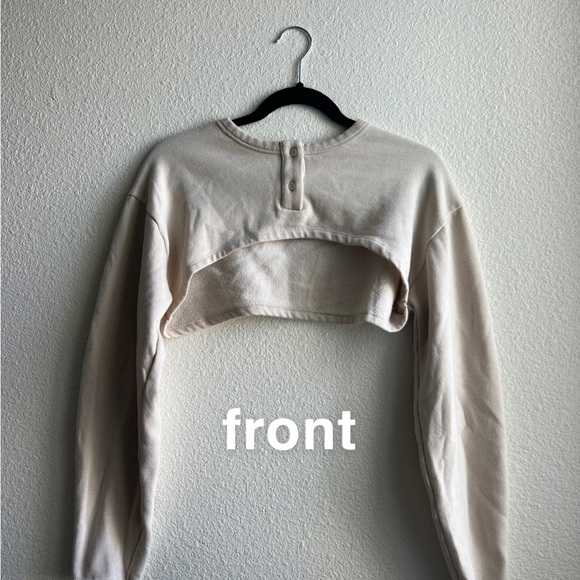 Zara Henley Arm Warmer Top - Picture 2 of 4